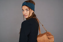 BLOM Multi Style Headband for Sports or Fashion, Yoga or Travel. Happy Head Guarantee - Super Comfortable. Designer Style & Quality (Dark Teal)