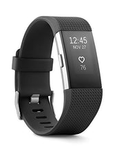 Fitbit Charge 2 Heart Rate + Fitness Wristband, Black, Large (US Version)