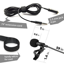 Professional Grade Lavalier Lapel Microphone  Omnidirectional Mic with Easy Clip On System  Perfect for Recording Youtube/Interview/Video Conference/Podcast/Voice Dictation/iPhone/ASMR