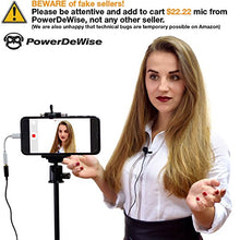 Professional Grade Lavalier Lapel Microphone  Omnidirectional Mic with Easy Clip On System  Perfect for Recording Youtube/Interview/Video Conference/Podcast/Voice Dictation/iPhone/ASMR