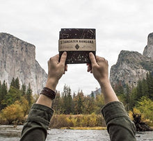 Colter Co. Star Chart Survival Bandana With Glow in the Dark Ink | 100% Cotton Black Bandana, Constellation Star Chart, Made in the USA by