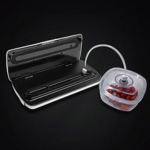 Vacuum Sealer By NutriChef | Automatic Vacuum Air Sealing System For Food Preservation w/Starter Kit | Compact Design | Lab Tested | Dry & Moist Food Modes | Led Indicator Lights (Silver)