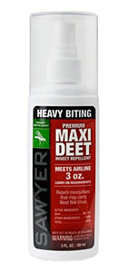 Sawyer Products SP713 Premium Maxi-DEET Insect Repellent Pump Spray, 3-Ounce