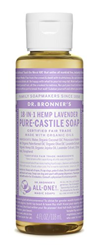 Dr. Bronner's Pure-Castile Liquid Soap - Lavender, 4oz.