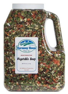 Harmony House Foods, Dried Vegetable Soup Mix (42 oz, Gallon Size Jug) by Harmony House Foods