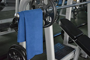 Sunland Microfiber Ultra Compact Sports Bath Towels (Slate Blue, 32inch X 60inch)