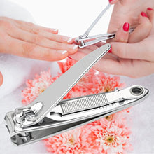 Miayon 2 Pcs Sharp Metal Fingernail Nail Clippers Cutters Silver Tone,Nail Clippers