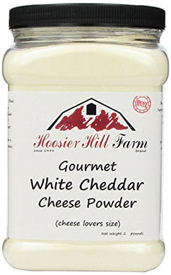 Hoosier Hill Farm White Cheddar Cheese Powder, Cheese Lovers, Gluten Free 2 Pound Size